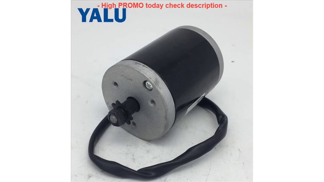 REVIEW TOP SELLER YALU MY6812 12V/24V Small Ebike Kit Engine 100W PMDC