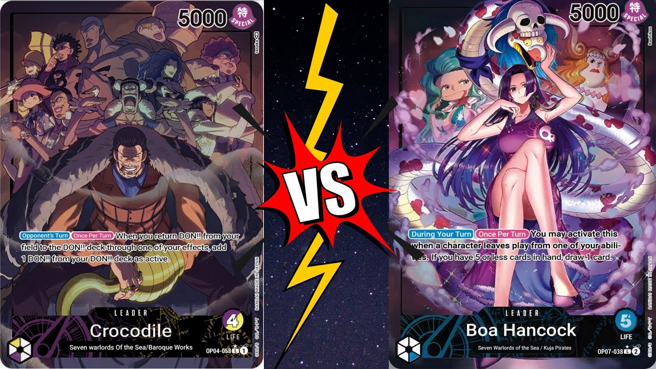 One Piece Card Game: Sir Crocodile vs Boa [OP-07]