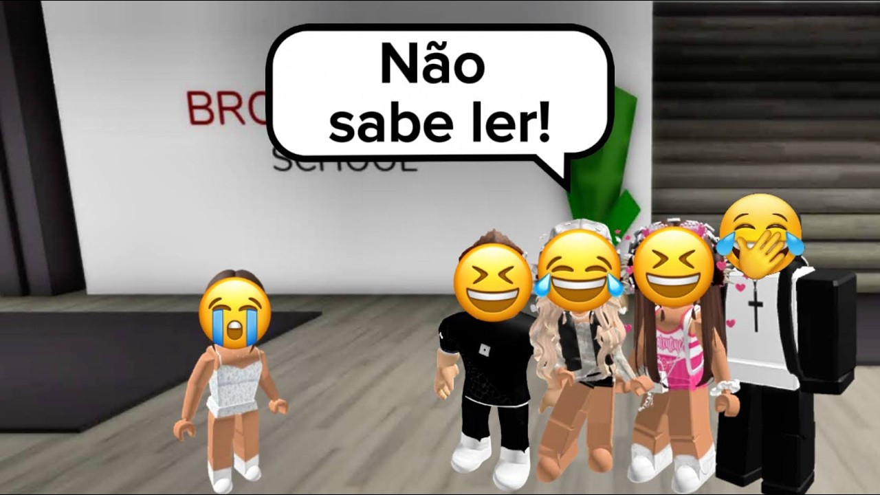 A menina que não sabia ler direito tem uma irmã muito malvada - História Roblox