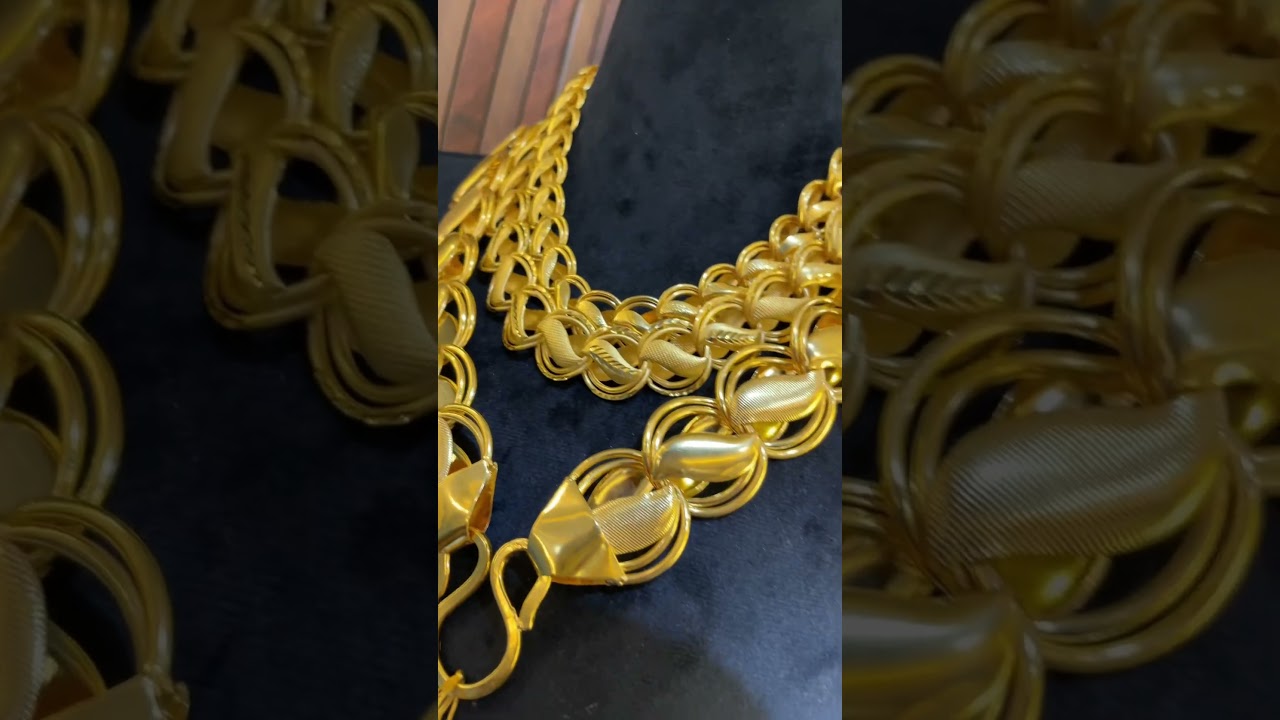 1 gram gold plated chain available Dm 7024274632