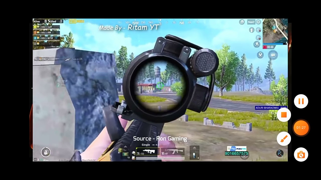 RON vs POOJA PUBG MOBAEL