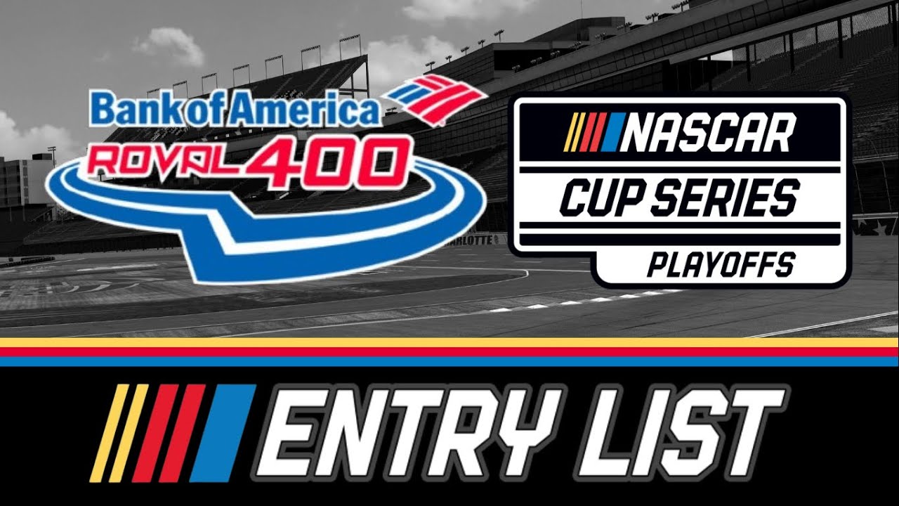 2025 NASCAR Cup Series Entry List for the Charlotte Roval