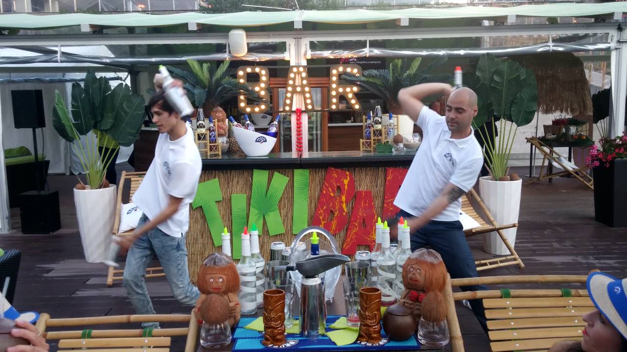Baltic Beach Hotel & SPA bartenders doing some magic