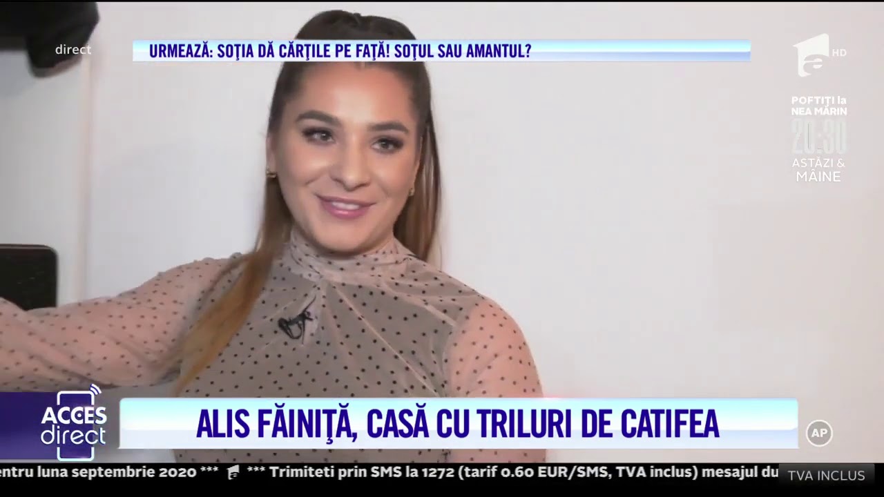 Alis Făiniță, casa cu triluri de catifea. Cum arată locul în care îşi încarcă bateriile artistă