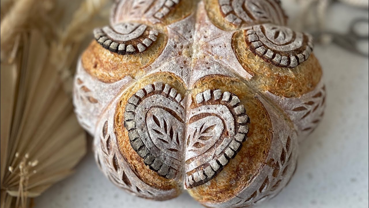 How to score a Valentine’s Day Hearts Sourdough Bread loaf ❤️🍞