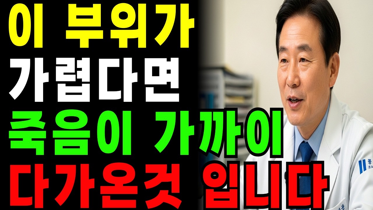 가려움에서 죽음이 찾아옵니다! 이 3곳이 가렵다면 당장 병원 가세요 (수명 결정짓는 신호)