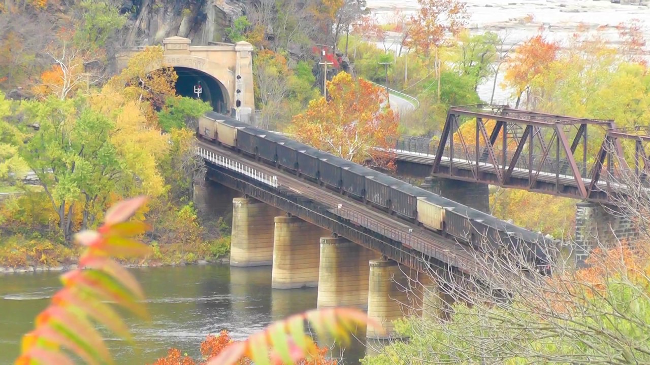 CSX Trains In Harpers Ferry | Railfan Rowan