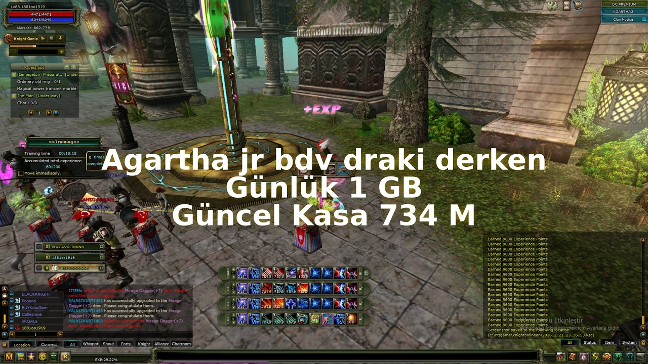 Agartha Jr Bdv Draki Derken 7 Günde Güncel Kasa 734 m :) Al Çayını Gel İzle Kanka Yak Sigaranı