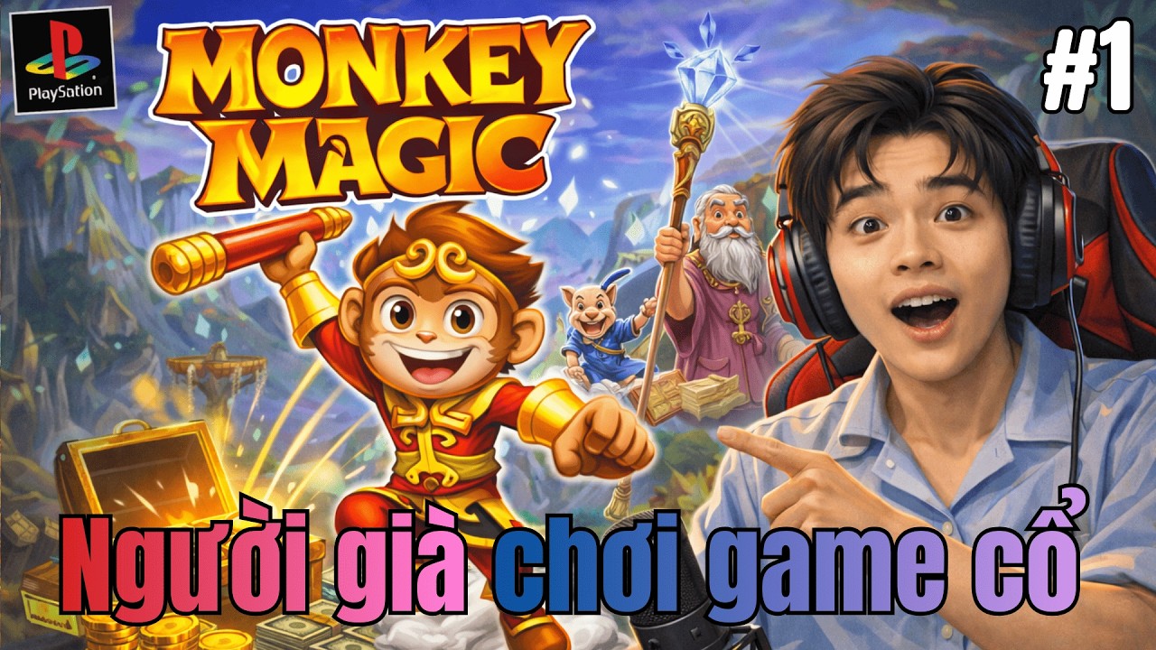 MONKEY MAGIC (PS1) - Game Ngộ Không dị bản trên PS1