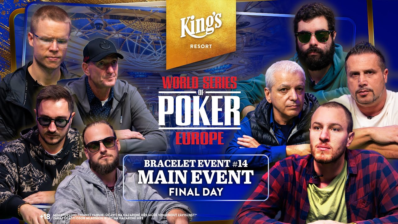 🥇&euro;1,140,000 for 1st🏆&euro;10,350 WSOPE MAIN EVENT NLH European Championship - Final Table 👑🎙️Luka Bojovic