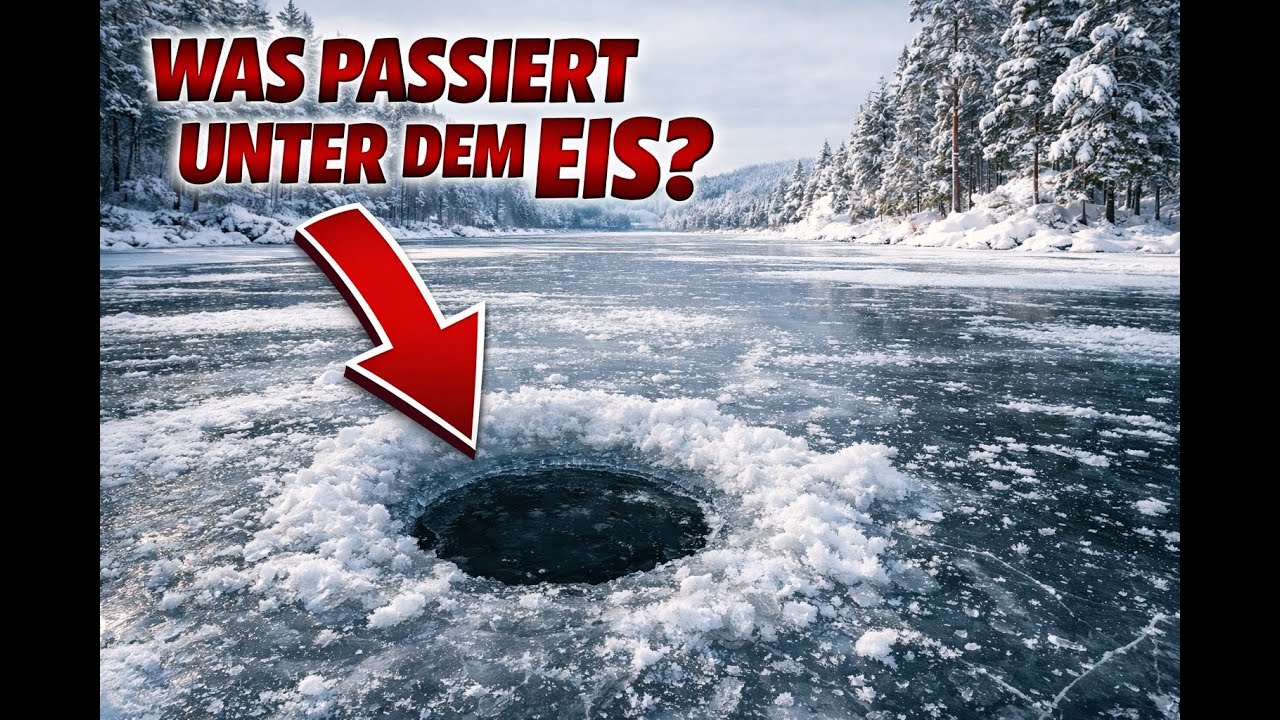 Was passiert unter dem Eis?! 🧊🐟 Rohre schieben auf Forelle – ANGEL-EXPERIMENT bei −3°C 🎣😱