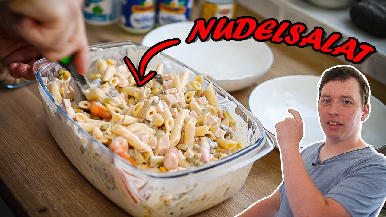 Diesen Nudelsalat kann jeder😋| Rezept | BBQ Beilage