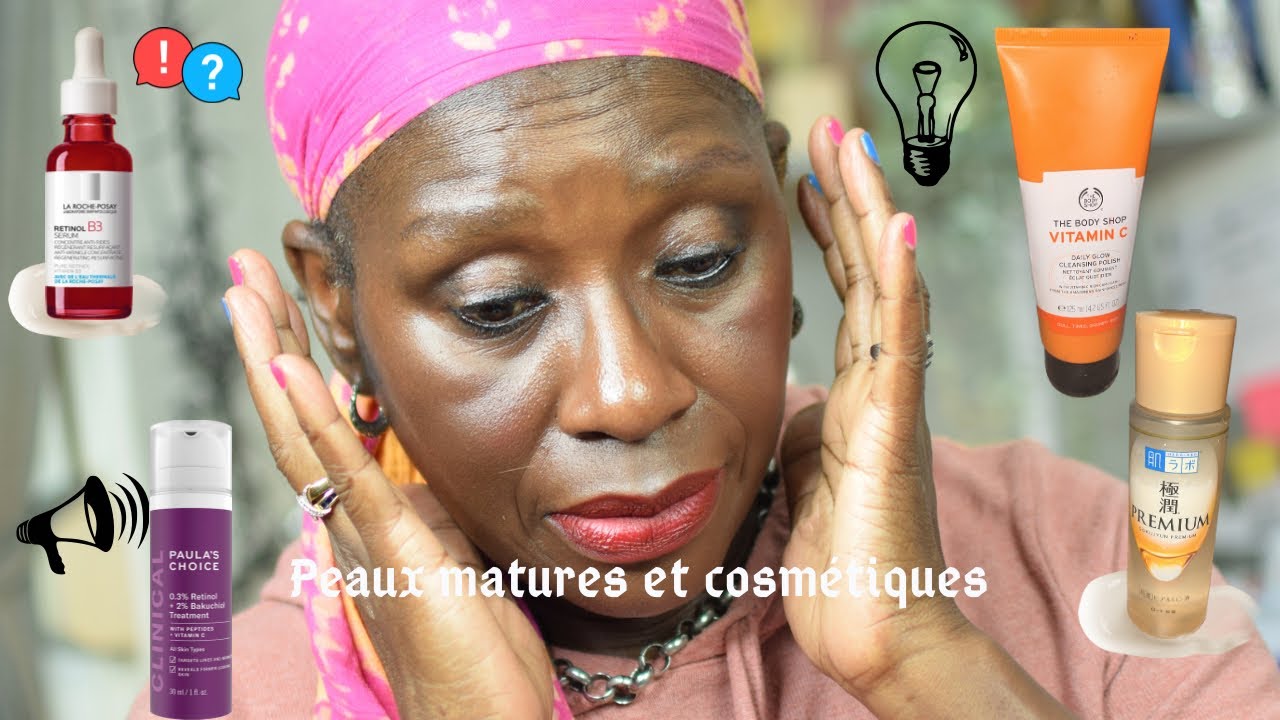 Peaux matures…..3 ingrédients phares à privilégier dans vos cosmétiques#laterma #retinol#collagene