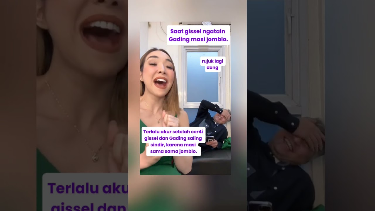 Saat Gisel dan Gading ketemu #gadingmartin #giselle #vidoeshort #viralvideo