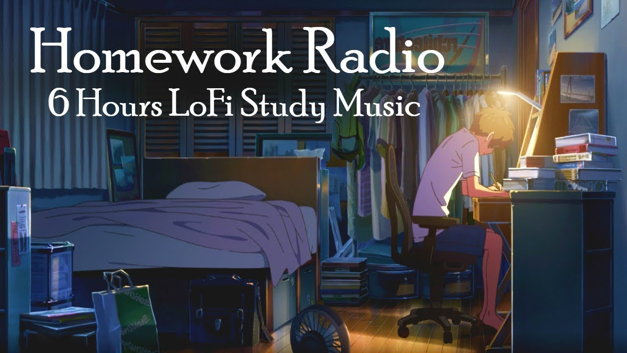 𝐇𝐨𝐦𝐞𝐰𝐨𝐫𝐤 𝐑𝐚𝐝𝐢𝐨 🍀 | 6 Hours Lofi Revise/Relax/Chill/Game & Sleep Music 📚 chilled music