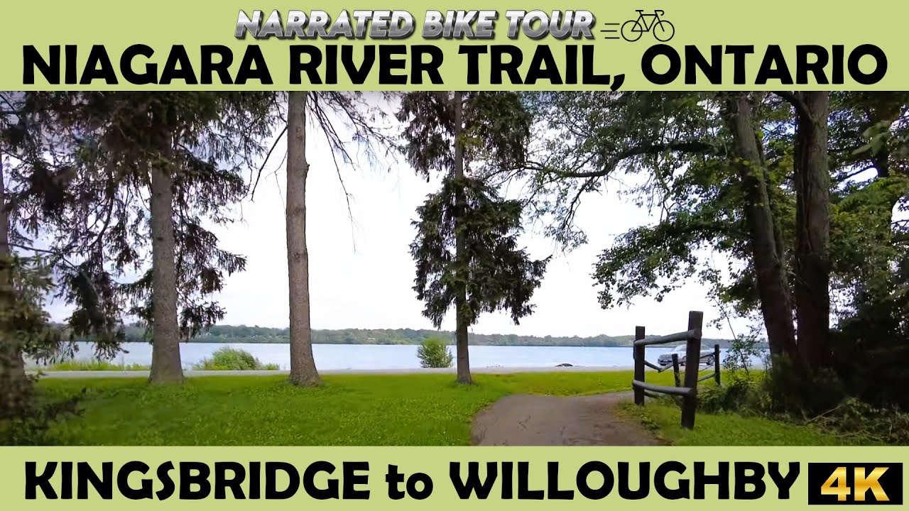🚴 Niagara River Recreational Trail, Niagara Falls, Ontario 🍁 4K Bike Ride 🚵&zwj;♀️