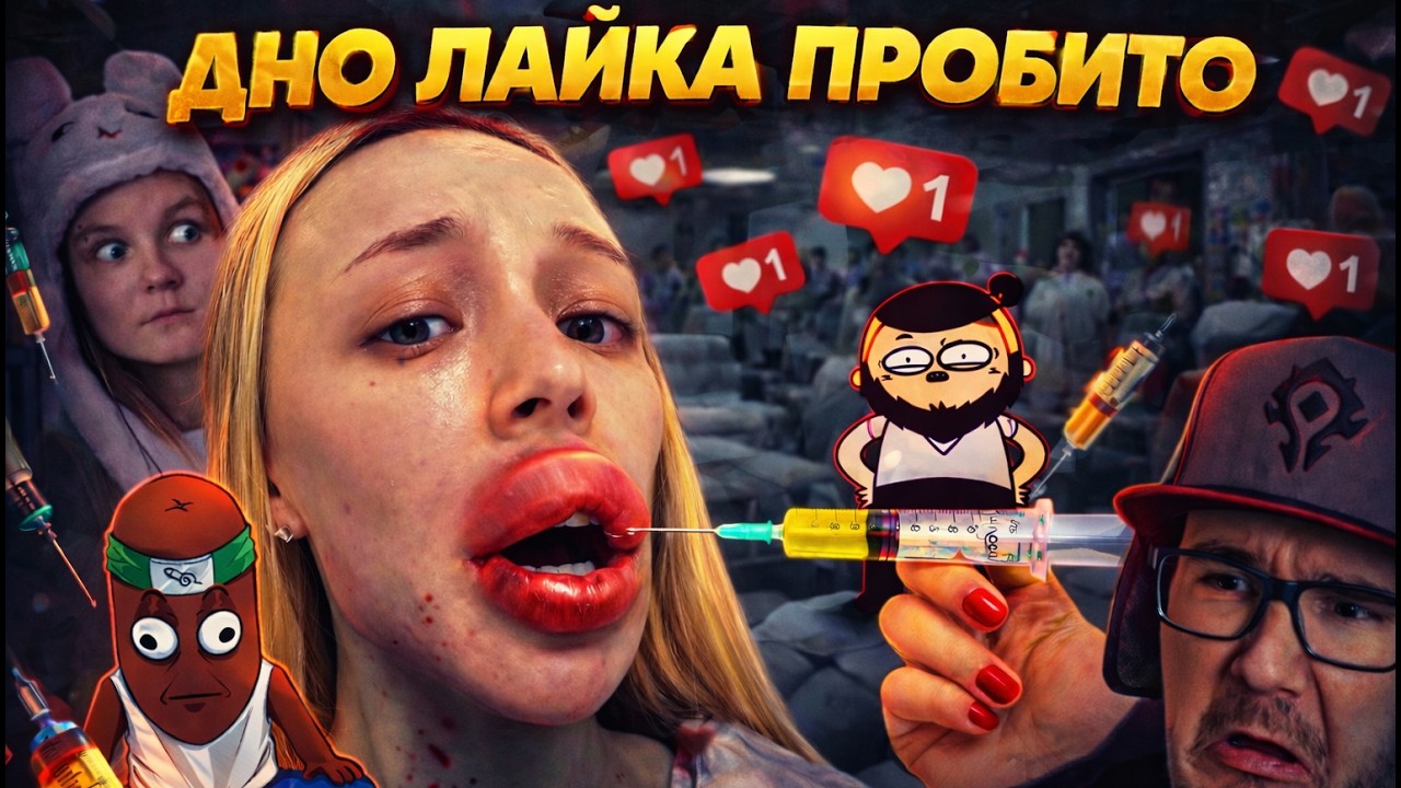 BVS, Майни, Мармаж и Дикая Dog СМОТРЯТ: ФРИК МУЧАЕТ СЕБЯ ради ХАЙПА в ЛАЙК - ФРОСЯ | КРИНЖ в LIKEE