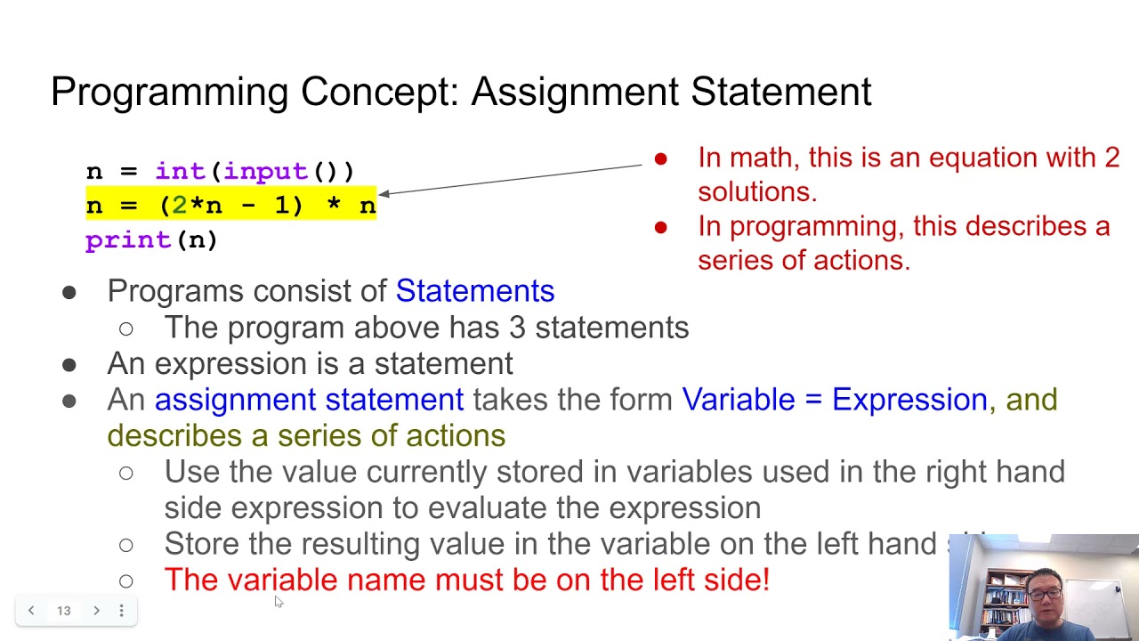 LCC Topic 1: Video 2: Example 1b: Functions and Expressions