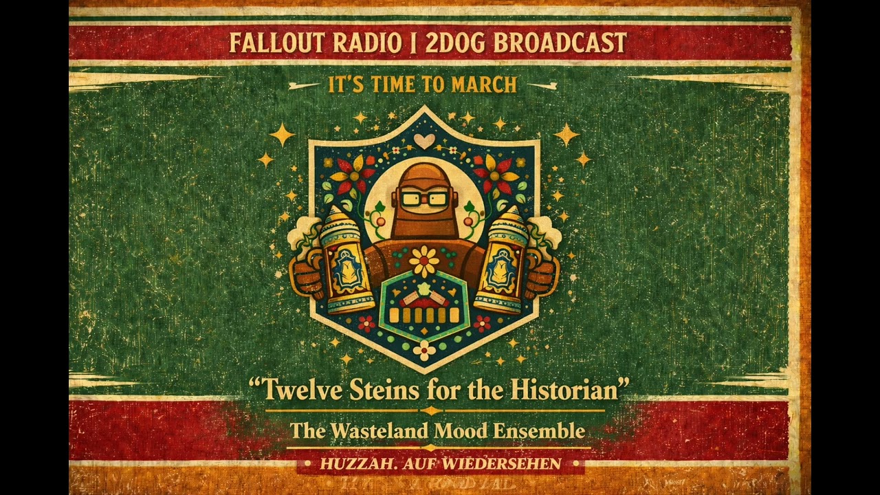 . Twelve Steins for the Historian – [Fasnacht Swing] Fallout Radio | 2Dog Broadcast6