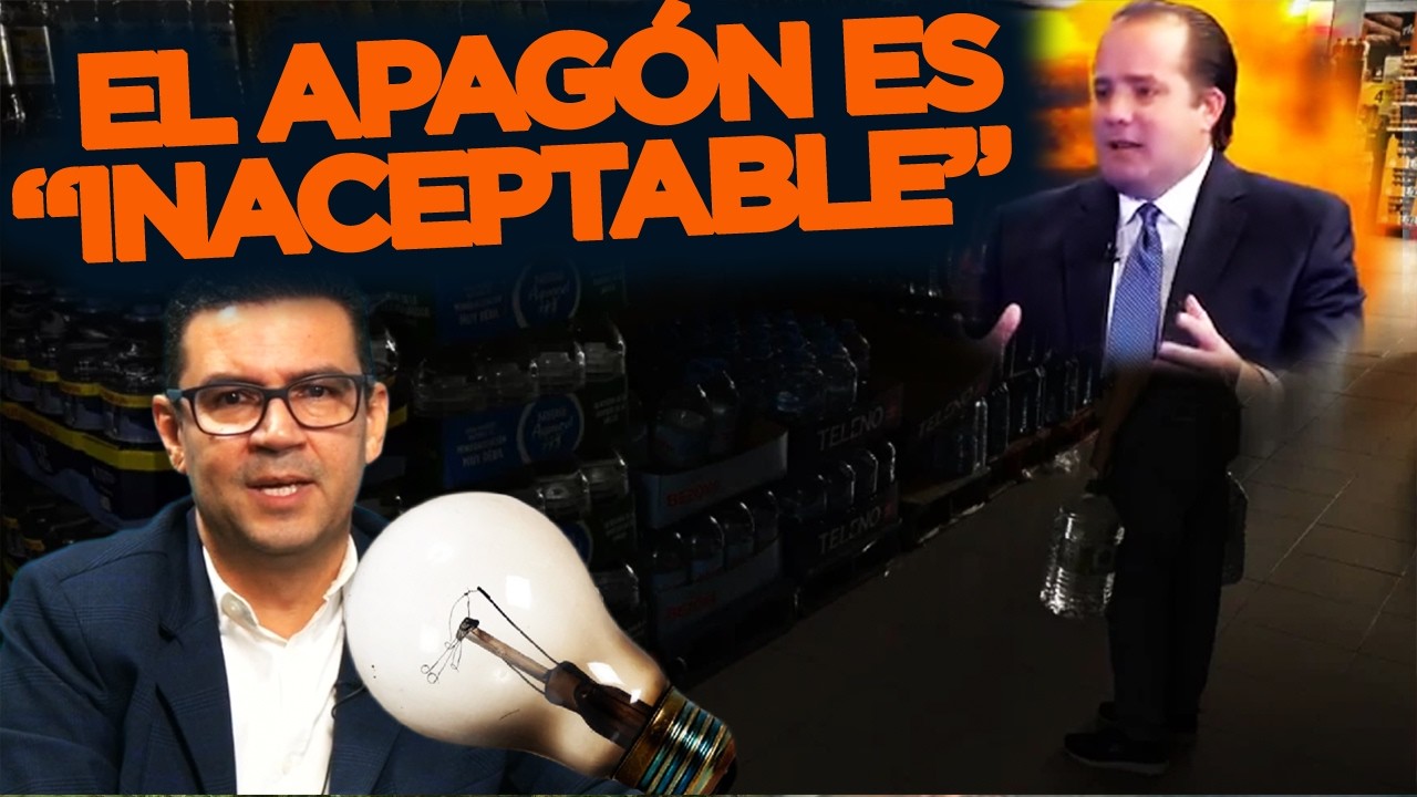 ¡Apagón es INACEPTABLE dice Paliza! Pero inaceptable es que sigan  problemas en sistema energético