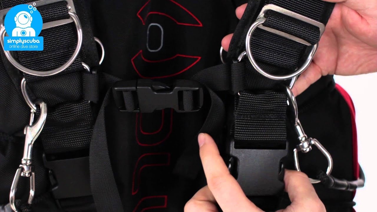 Hollis SMS 100 Sidemount Harness - www.simplyscuba.com