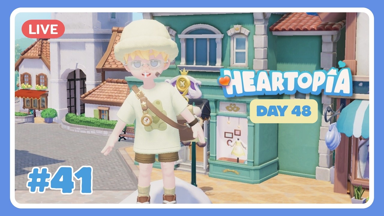 Day 48 วันธรรมดา ๆ กับเด็กชายยูครับ Heartopia💙 #41