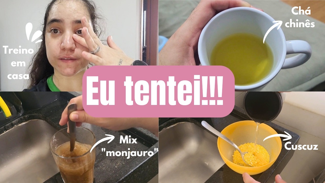 MINHA QUARTA FEIRA TENTANDO SER DISCIPLINADA