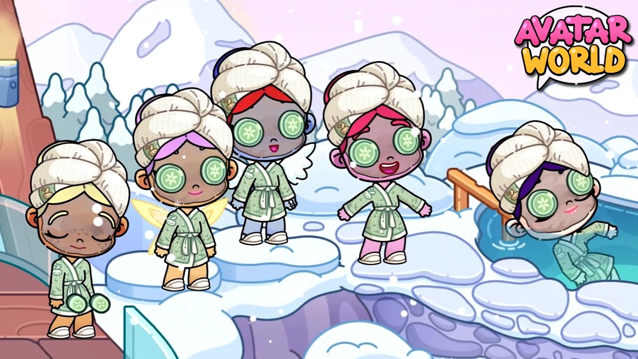 AS PÔNEIS NO SPA POR UM DIA (Avatar World) #LuliRarity
