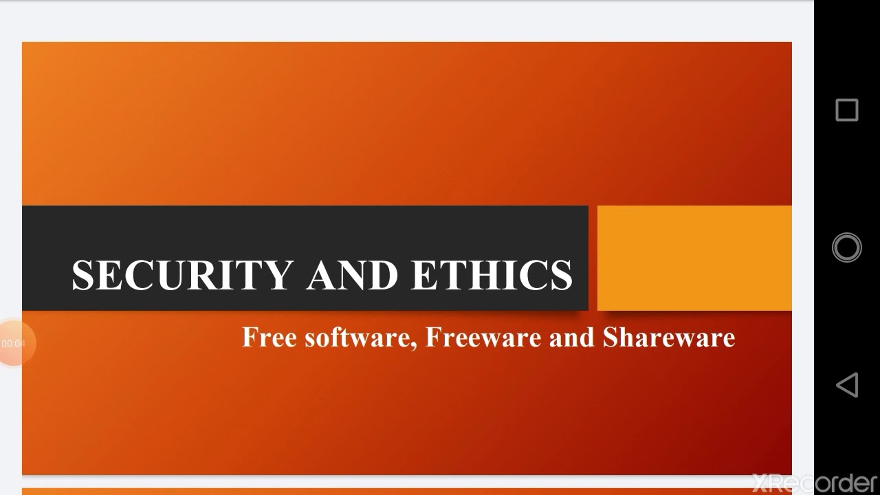Free software, Freeware and Shareware software