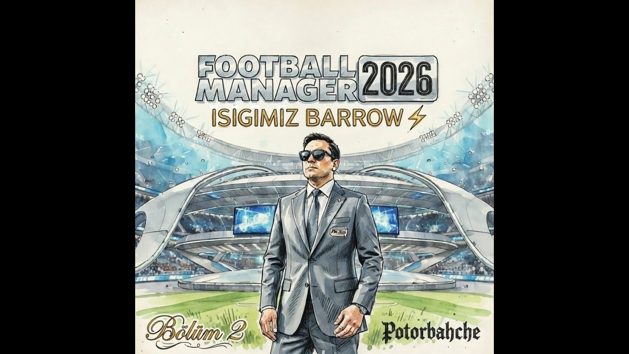#FM26 Journeyman... Bölüm #2... IŞIĞIMIZ BARROW .. İngiltere 4. Liginde Barrow'u Kümede Tutuyoruz !!