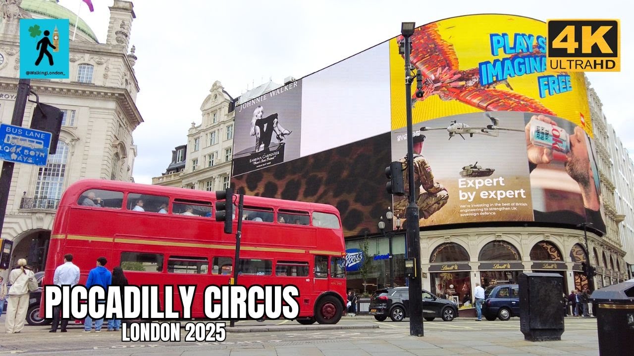 The View From PICCADILLY CIRCUS London 2025 @WalkingLondon_