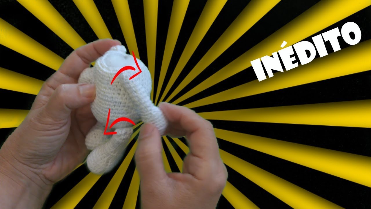 Amigurumi Articulado Passo a Passo sem arames, botões ou linhas