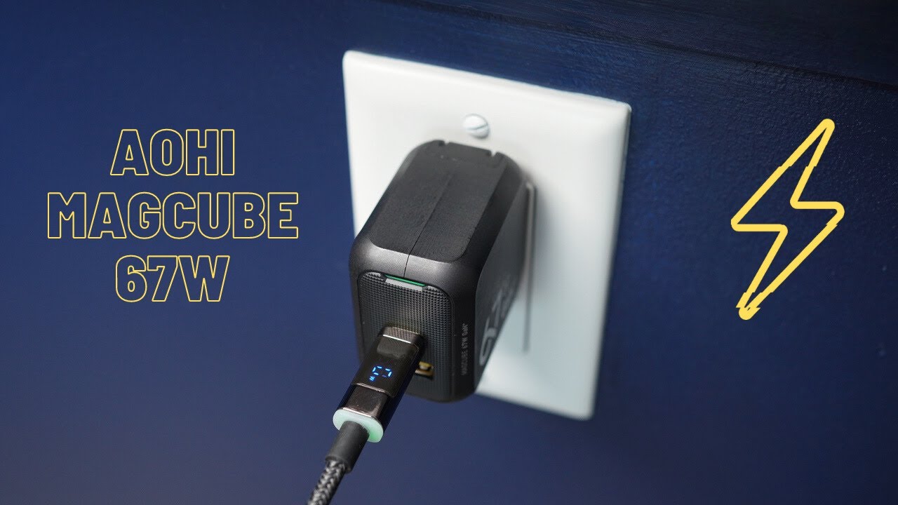 AOHI 67W MagCube Charger and AOHI LED Display Charging Cables Review!