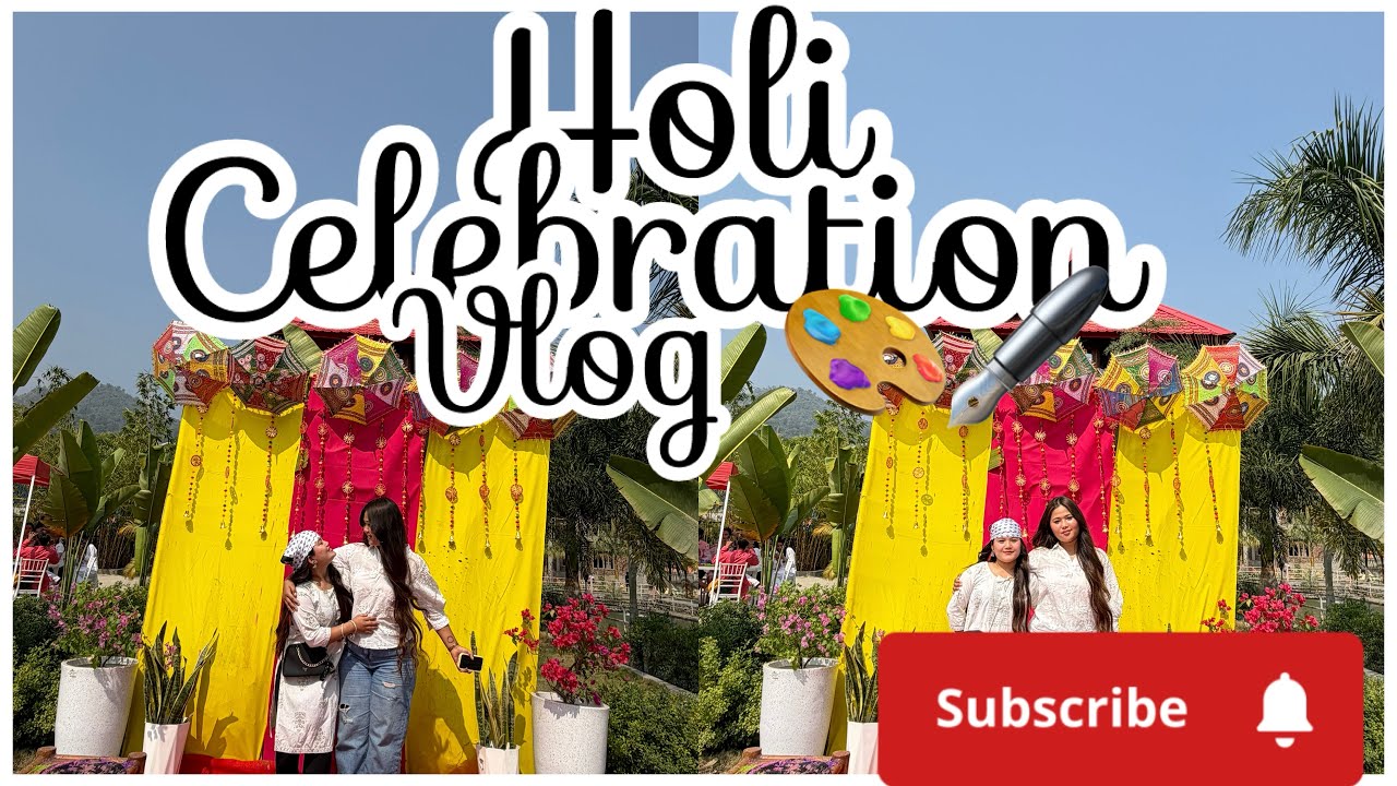Holi celebration vlog 🎨🖋️..  With my friends 🙌    /2026