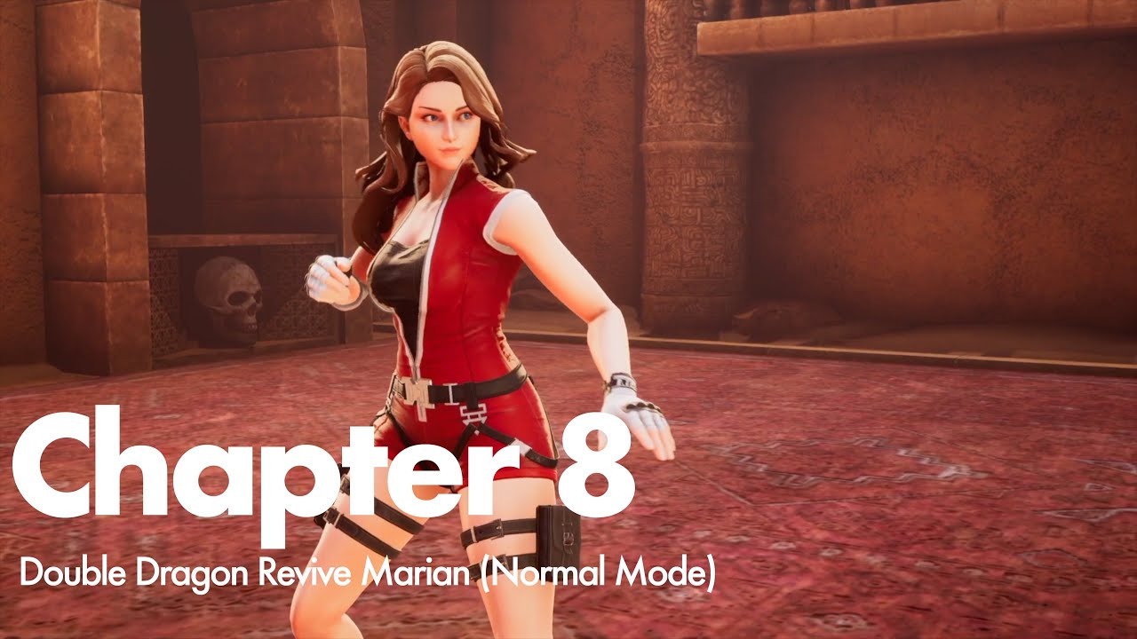Double Dragon Revive Chapter 8 Marian (Normal Mode, No Cutscenes)