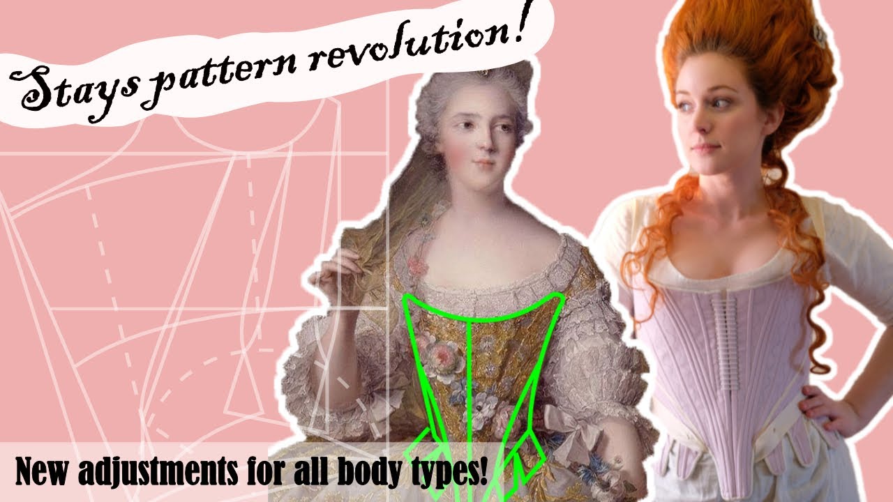 How to make 18th century stays patterns- my edition