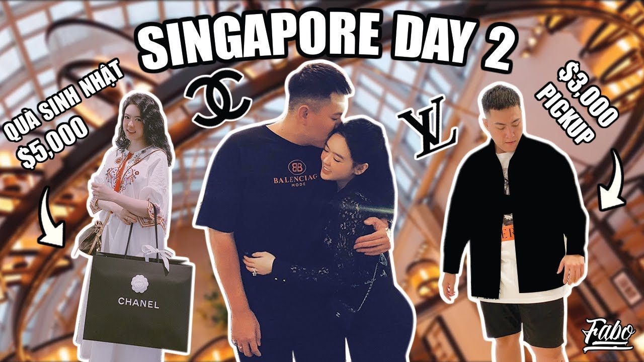 Mua &Aacute;o Kho&aacute;c Louis Vuitton Gi&aacute; $3,000?!?!? | Singapore Day 2
