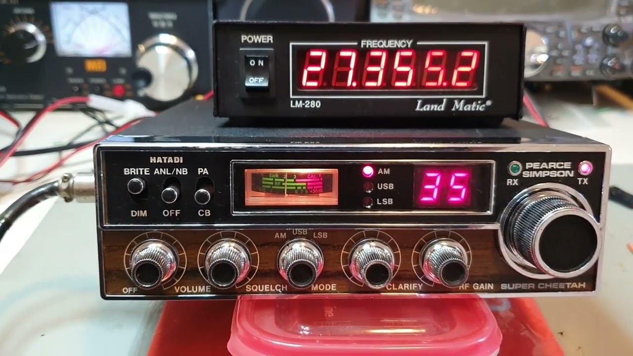 PEARCE SIMPSON SUPER CHEETAH MK1 - Detail - Mic Rewire - Needs Caps Done and RX Alignment