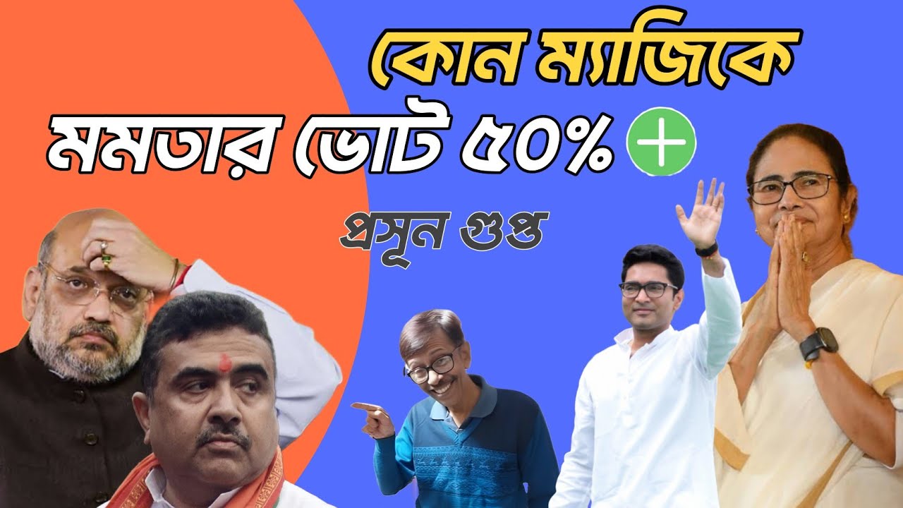 কোন ম্যাজিকে তৃণমুলের ভোট শতাংশ বাড়ছে । আর কেনই বা ক্রমশ শক্তি হারাচ্ছে BJP | Prasun Gupta