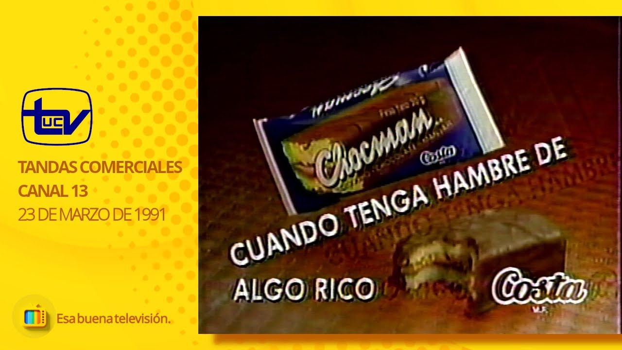 Tandas Comerciales Canal 13 (23 de Marzo de 1991)