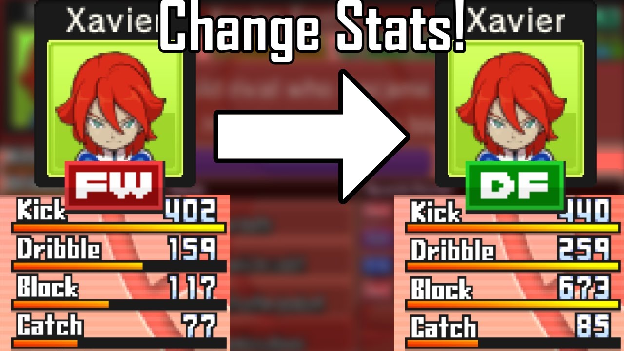 How to change player stats, positions & more in Inazuma Eleven GO: Galaxy Supernova/Big Bang
