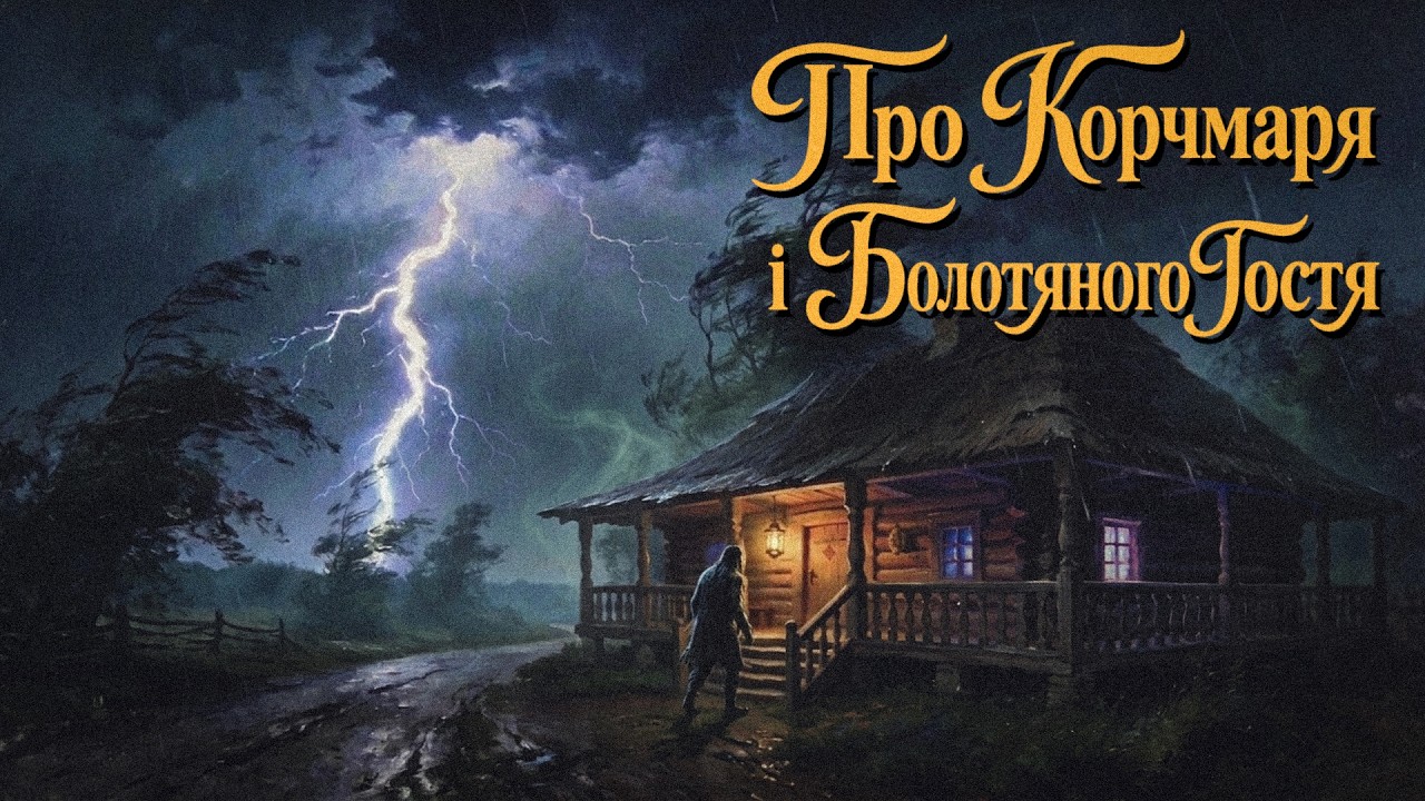 Ніч у корчмі під грозою. Байка про корчмаря і болотяного гостя.