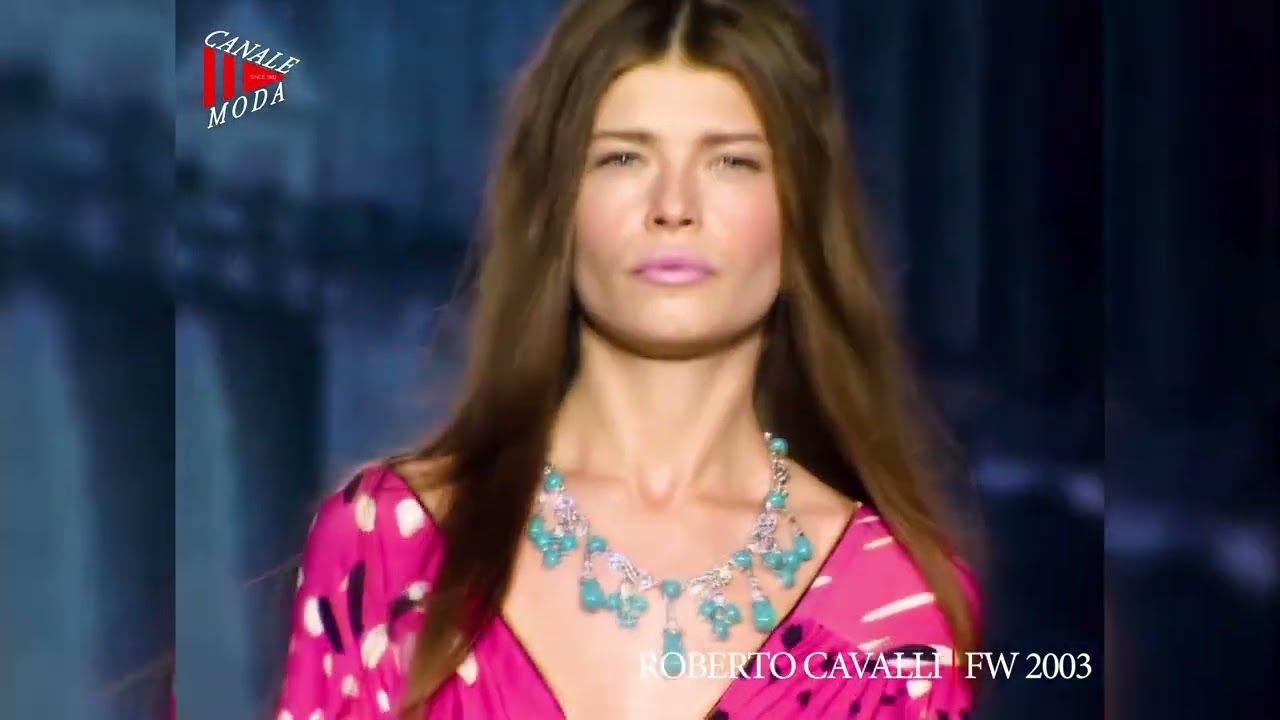 ROBERTO CAVALLI Fall Winter 2003 Milan 4K - Canale Moda