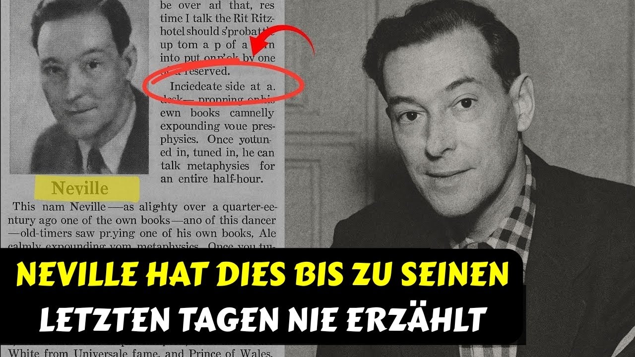 Wiederhole nur die 2 Worte, die Gott selbst in dich hineingelegt hat - Neville Goddard Geld anziehen