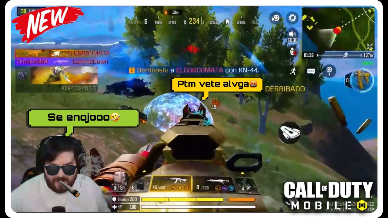 EL OSO REGRESO A LAS TRAMPAS🤯HIZO ENOJAR A ESTE JUGADOR Y SE GANO INSULTOS😟| CALL OF DUTY MOBILE |