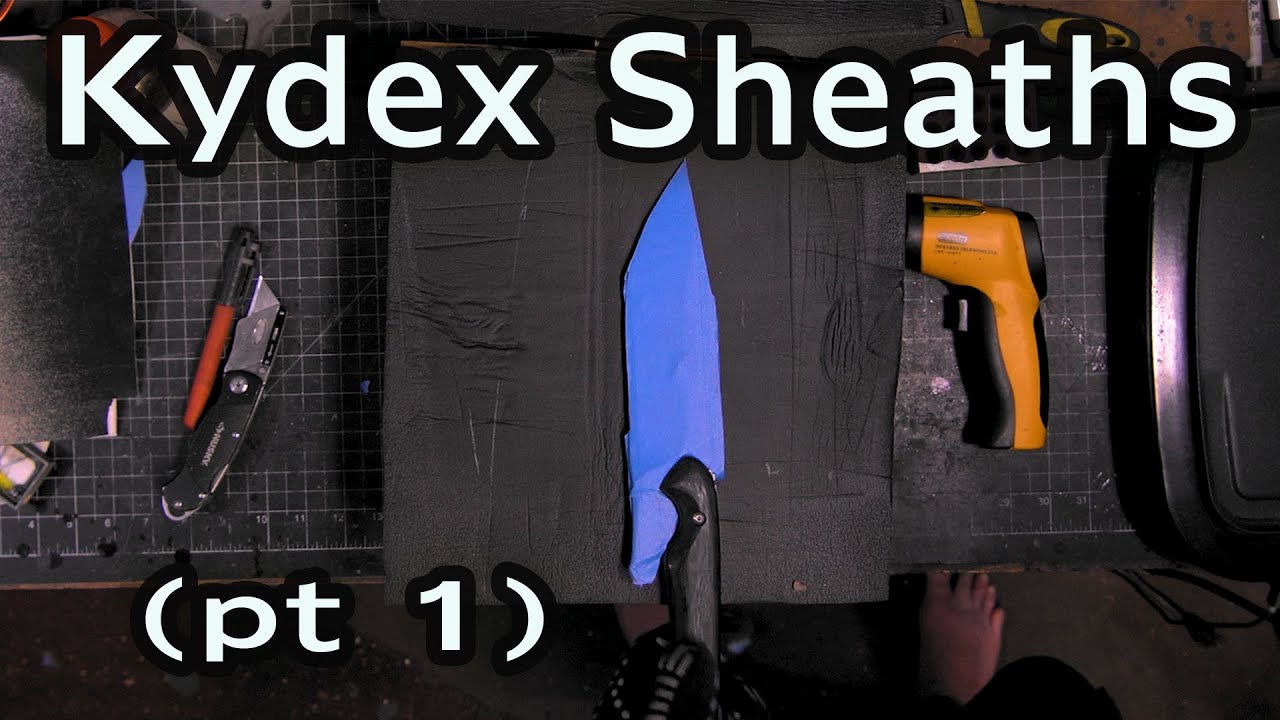 Knifemaking - New design Making a kydex sheath(pt1)
