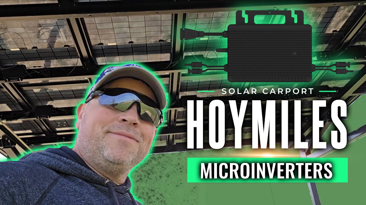 FULL INSTALL - Hoymiles microinverters on Chiko Solar Carport