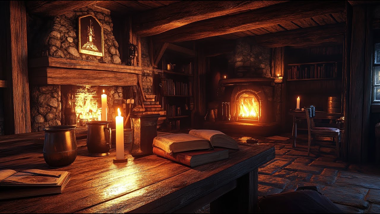 Cozy Tavern Evening – Warm Strings & Peaceful Melodies