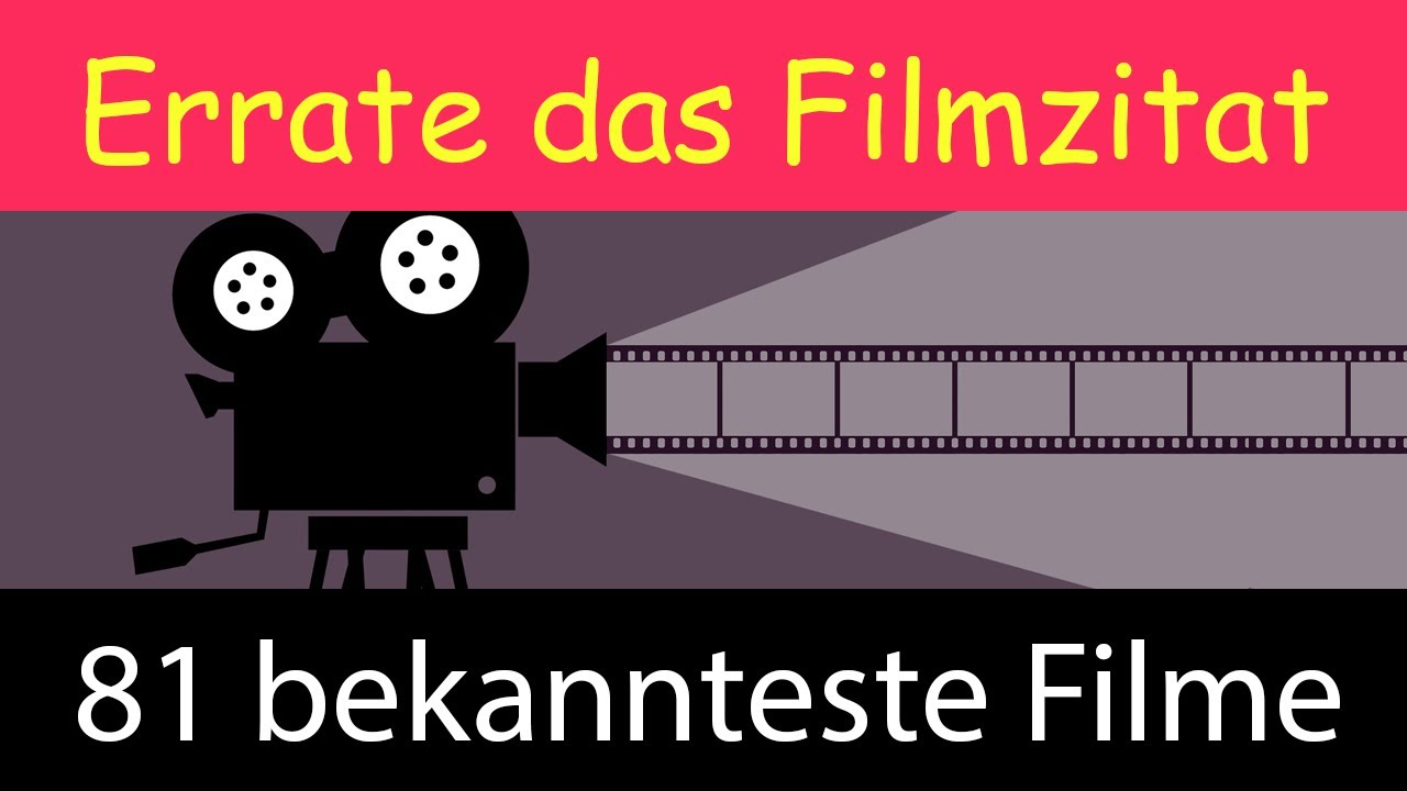 Errate Filmzitate in 5 Sekunden | 81 berühmteste Zitate der Welt