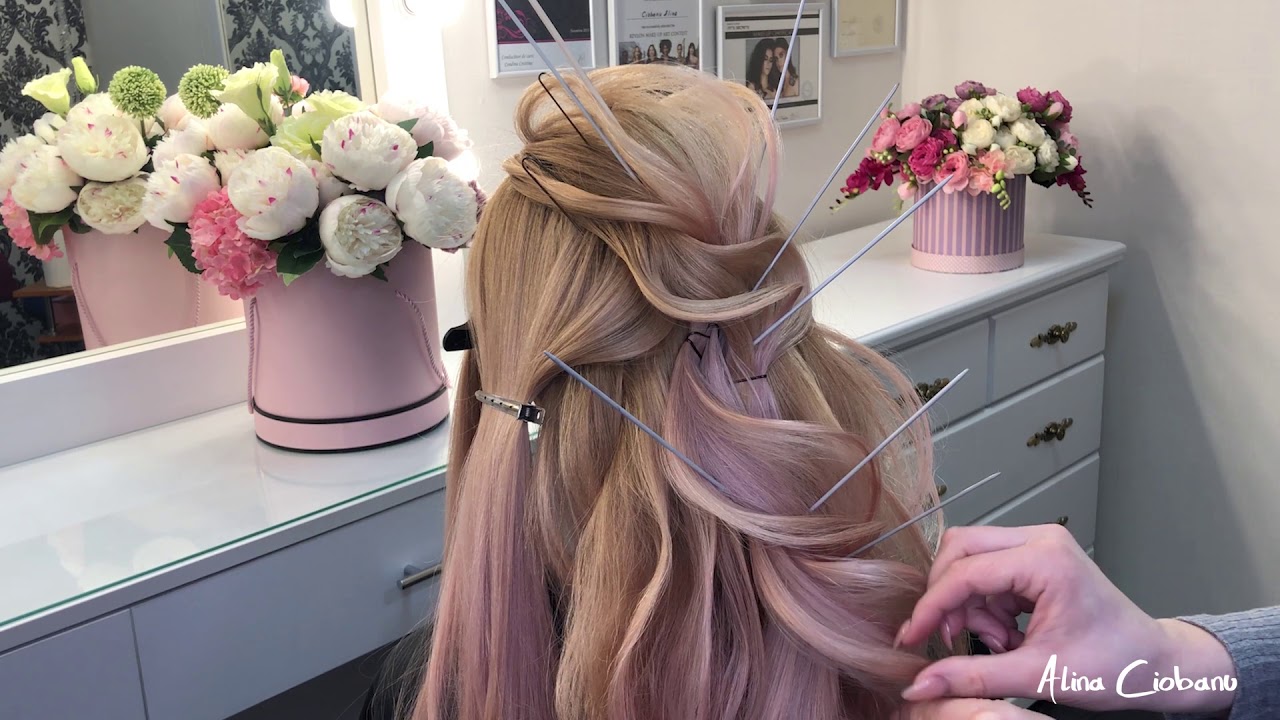 Wedding Hair Style. Coadă Grecească. Tutorial pas cu pas. Греческая Коса. #hairstyle